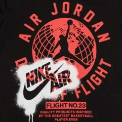Jordan Jumpman Air Global Game Graphic Youth T-Shirt - Black -Throwback Store 0808 JNY 6936