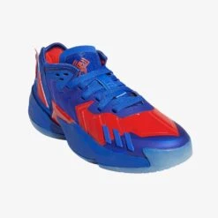 ADIDAS D.O.N. Issue #4 Junior - 'Spida' 11 ADIDAS D.O.N. Issue #4 Junior - 'Spida' -Throwback Store Addias DON Issue 4 Junior Spiderman HR1628 Blue diag front