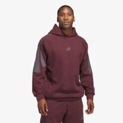 ADIDAS Spacer Hoodie - Burgundy