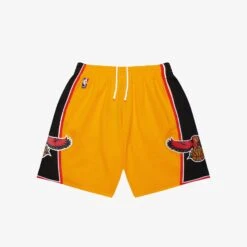 Mitchell & Ness Atlanta Hawks 04-05 HWC Swingman Shorts - Yellow