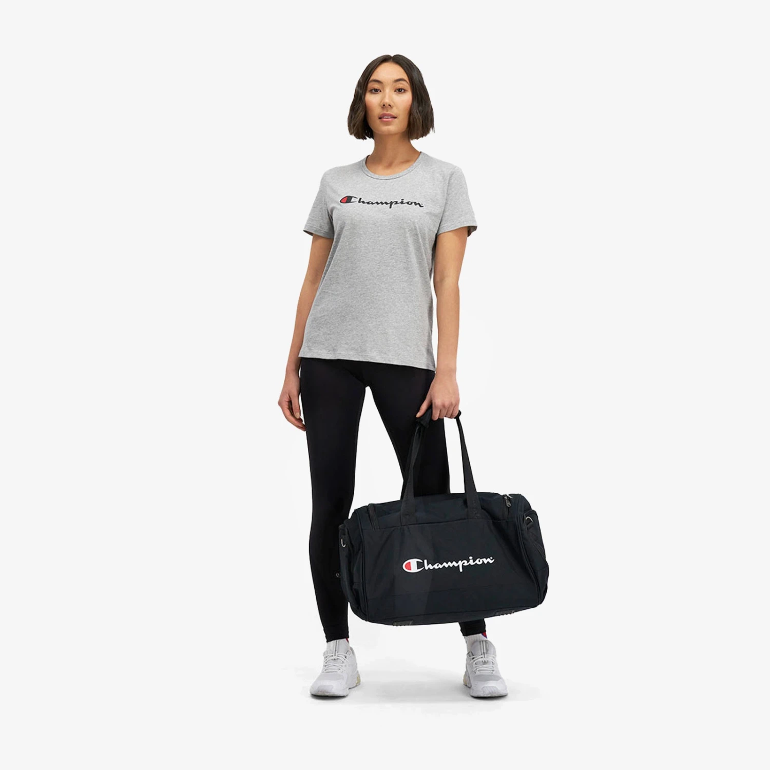 Champion Logo Duffle Bag - Black 6 Champion Logo Duffle Bag - Black - Image 6