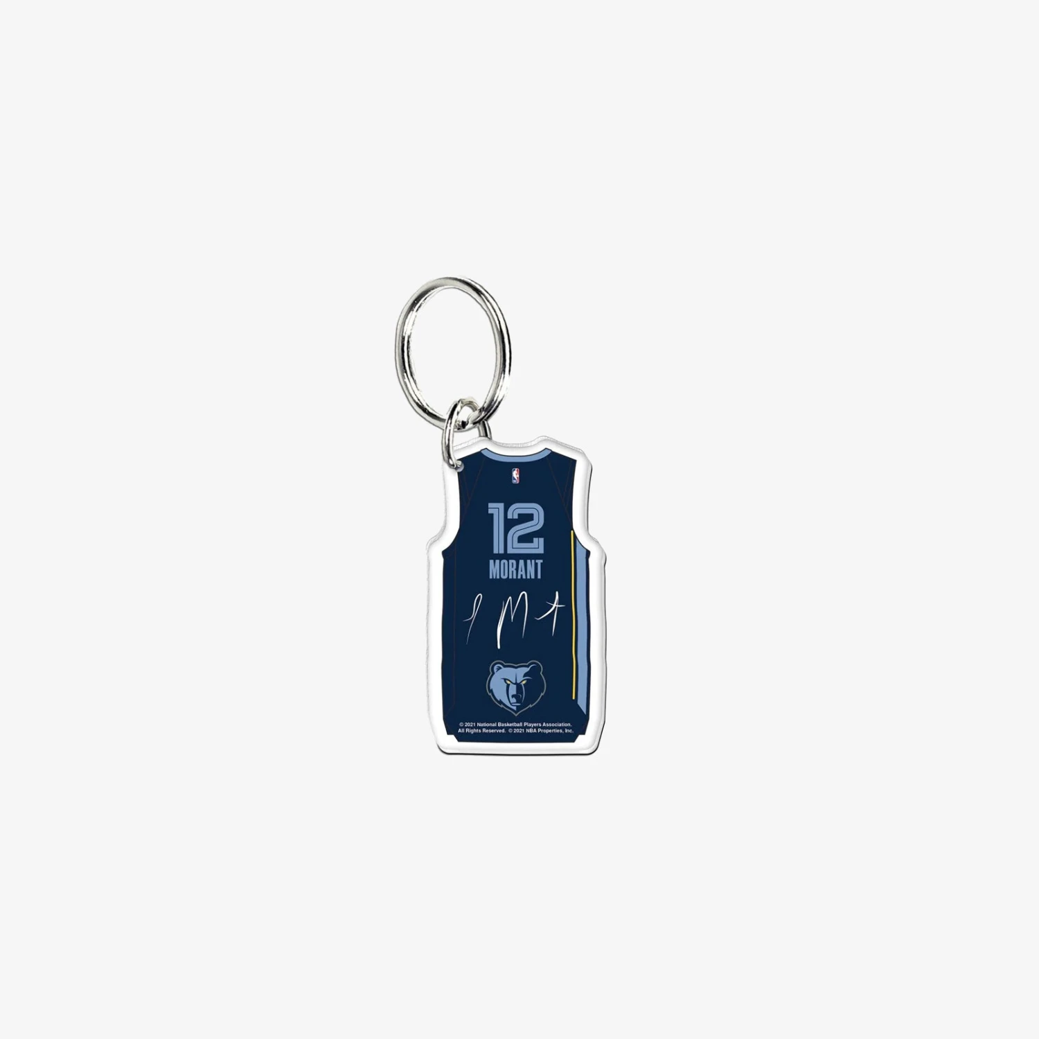 WinCraft Ja Morant Memphis Grizzlies Jersey Premium Acrylic Key Ring