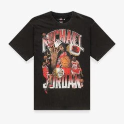 Jordan Flight Essentials Graphic T-Shirt - Black/Red