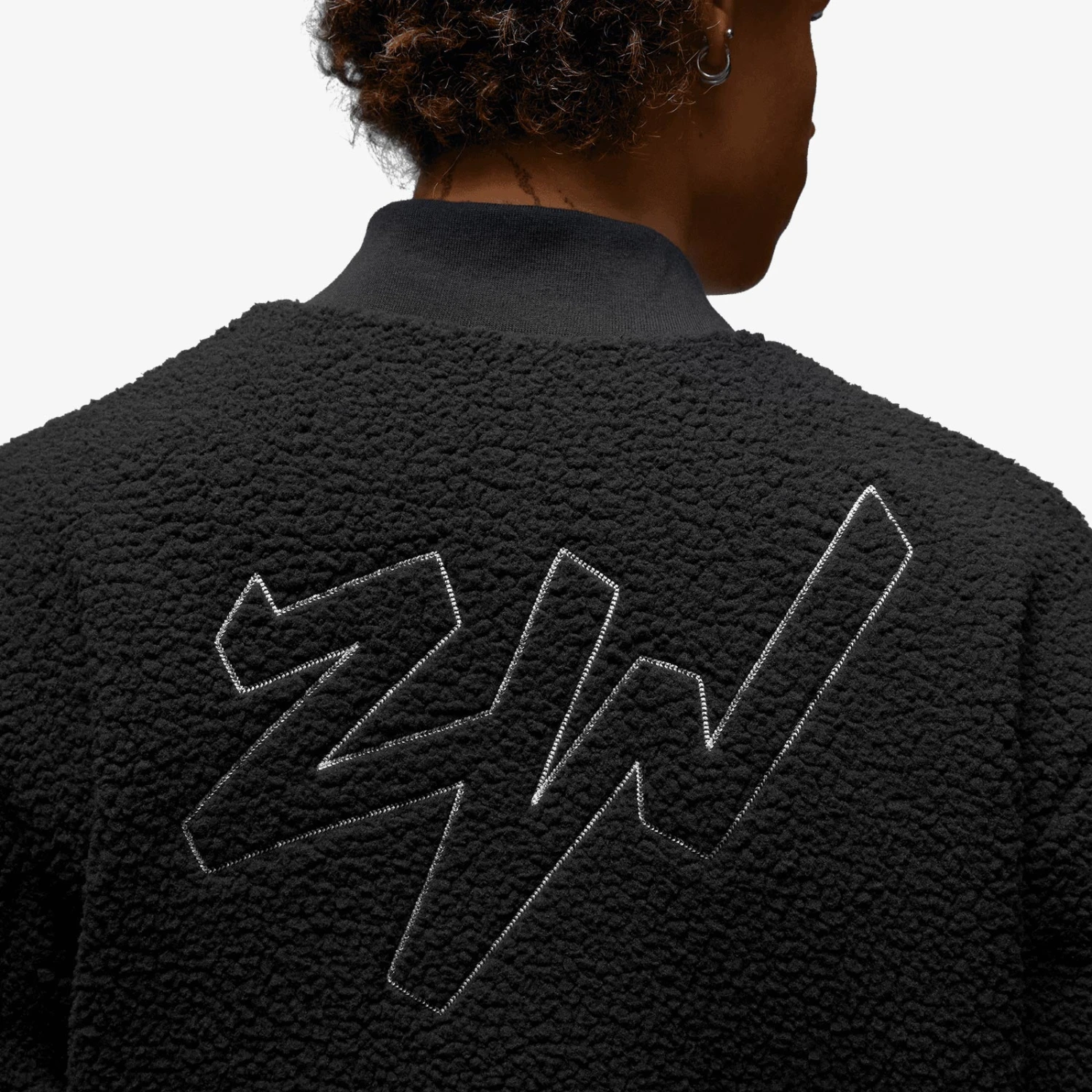 Jordan Zion Fleece Jacket - Black 12 Jordan Zion Fleece Jacket - Black - Image 12