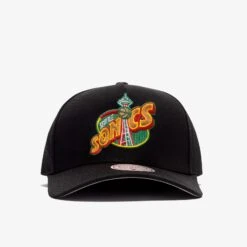 Mitchell & Ness Seattle Supersonics Pro Pinch Snapback - Black