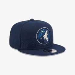 NEW ERA Minnesota Timberwolves 9Fifty 2023 Draft Day Snapback -Throwback Store Minnesota Timberwolves 9Fifty 2023 Draft Day Snapback 60360921 angle