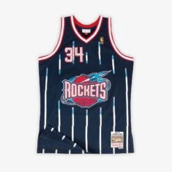 Mitchell & Ness Hakeem Olajuwon Houston Rockets 96-97 HWC Swingman Jersey - Navy