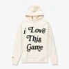 Mitchell & Ness I Love This Game Hoodie - Unbleached