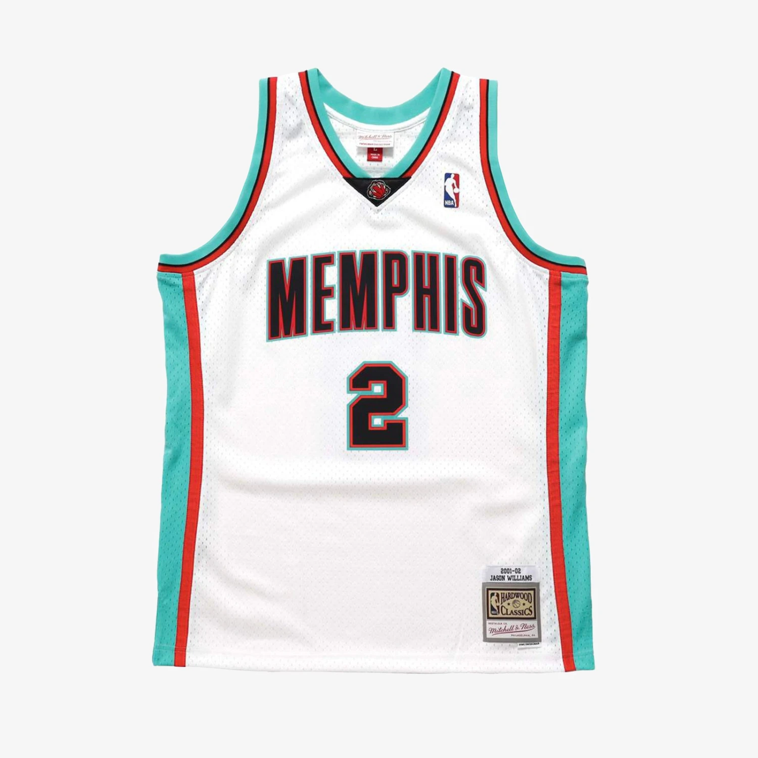 Mitchell & Ness Jason Williams Memphis Grizzlies 01-02 HWC Swingman Jersey - White