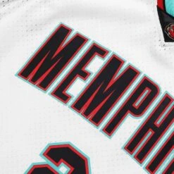 Mitchell & Ness Jason Williams Memphis Grizzlies 01-02 HWC Swingman Jersey - White -Throwback Store Mitchell and Ness Memphis Grizzlies Mike Bibby 01 02 HWC Swingman Jersey MNMG1153 White detailchest