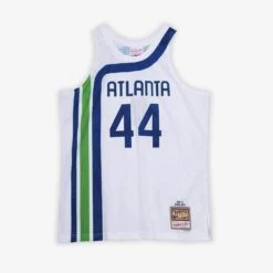 Mitchell & Ness Pete Maravich Atlanta Hawks 70-71 HWC Swingman Jersey - White