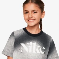 Nike Culture Of Basketball Youth Sportswear T-Shirt - Smoke Grey -Throwback Store Nike Culture of Basketball Youth Sportswear T Shirt SmokeGrey FD3932 077 onbody3