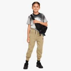 Nike Culture Of Basketball Youth Sportswear T-Shirt - Smoke Grey -Throwback Store Nike Culture of Basketball Youth Sportswear T Shirt SmokeGrey FD3932 077 onbody4