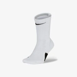 Nike Elite Basketball Crew Socks - White/Black