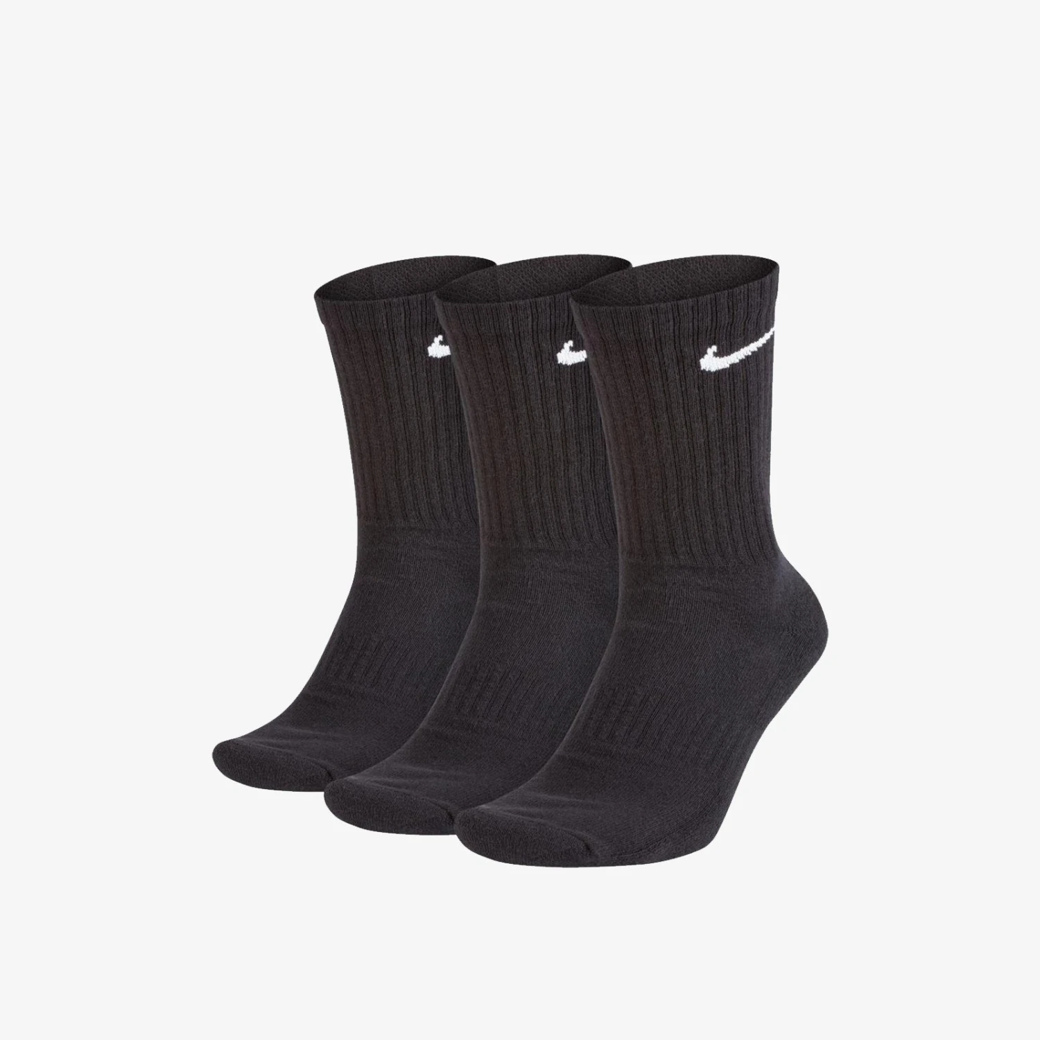 Nike Everyday Cushion Crew Socks (3 Pairs) - Black 1 Nike Everyday Cushion Crew Socks (3 Pairs) - Black