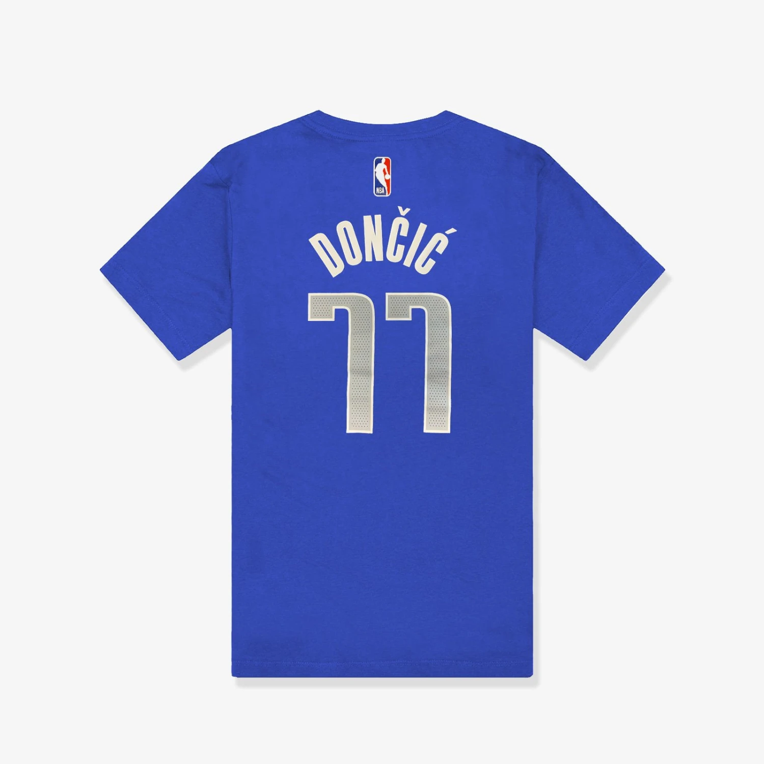 Nike Luka Doncic Dallas Mavericks Icon Name & Number Youth T-Shirt - Blue - Image 2