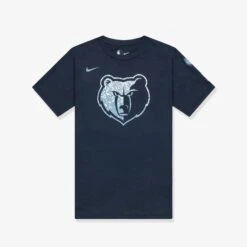 Nike Memphis Grizzlies Team Logo Youth T-Shirt - Navy