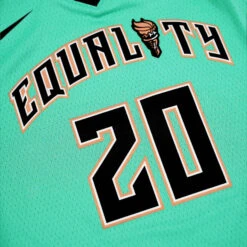 Nike Sabrina Ionescu New York Liberty Rebel Edition WNBA Youth Swingman Jersey - Teal -Throwback Store Nike Sabrina Ionescu New York Liberty Rebel Edition WNBA Youth Swingman Jersey Teal NINBB7BWXP chest