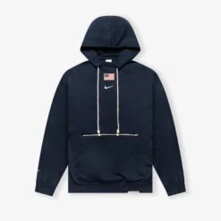 Nike Team USA Standard Issue Dri-FIT Pullover Hoodie - Navy