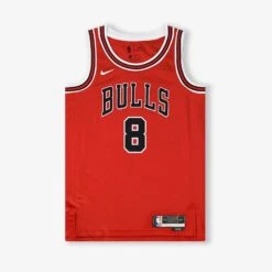 Nike Zach LaVine Chicago Bulls Icon Edition Swingman Jersey - Red