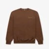 Winter Script '23 Oversized Crew - Washed Coffee