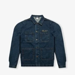 Winter Script '23 Oversized Denim Jacket - Denim