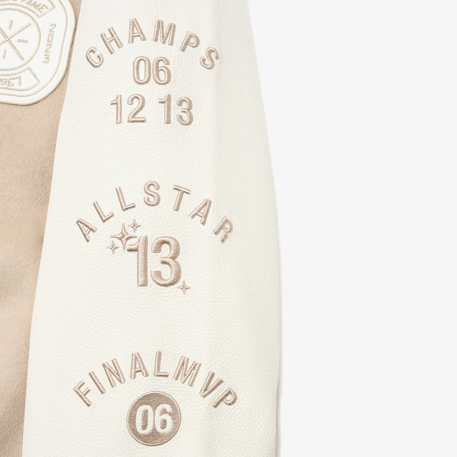 Wade Hall Of Fame Varsity Jacket - Brown/White 9 Wade Hall Of Fame Varsity Jacket - Brown/White - Image 9