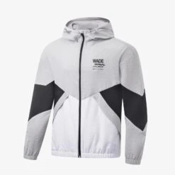 Wade Signature Seersucker Windbreaker - Grey 11 Wade Signature Seersucker Windbreaker - Grey -Throwback Store Way of Wade Signature Seersucker Windbreaker AFDT307 2 Grey hero